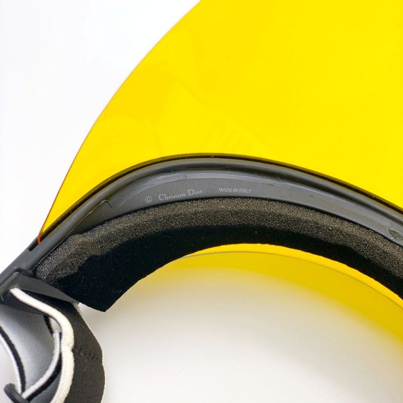 💯 NEW DIOR CLUB 1 OTL Yellow Visor Hat DIORClub1 - Picture 15 of 15